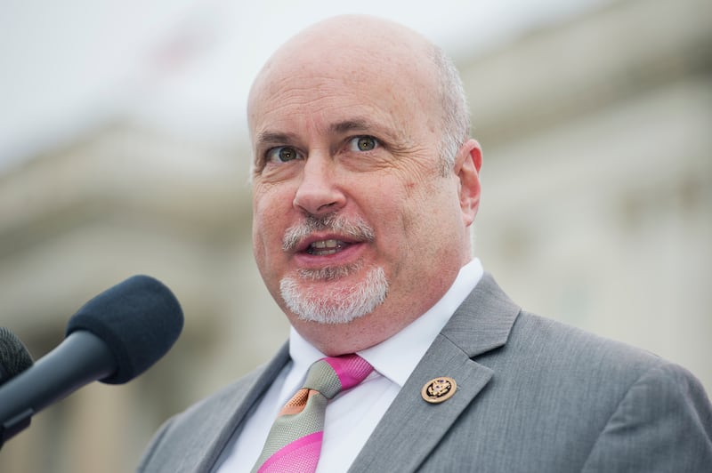 Rep. Mark Pocan, D-Wisc., speaks during a news conference.
