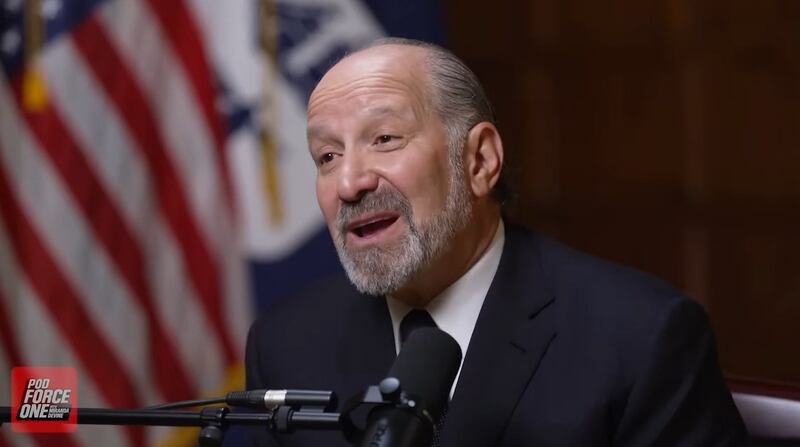 Howard Lutnick speaking on the New York Post’s Pod Force One podcast
