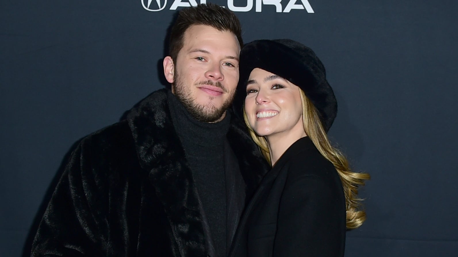 PARK CITY, UTAH - JANUARY 21: Jimmy Tatro and Zoey Deutch attend the Theater Camp Premiere Party hosted by Acura at Acura Festival Village during Sundance Film Festival 2023 on January 21, 2023 in Park City, Utah. (Photo by Vivien Killilea/Getty Images for Acura)