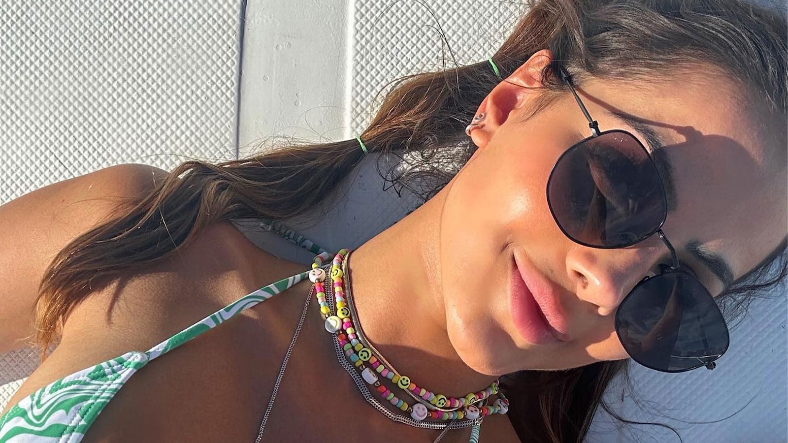 Instagram selfie of Launa Andrade