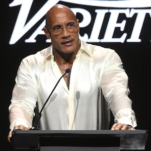 Dwayne Johnson at The 14th Annual Hamilton Behind the Camera Awards Presented by Variety at Avalon Hollywood on November 05, 2025 in Los Angeles, California. (Photo by Michael Buckner/Variety via Getty Images)