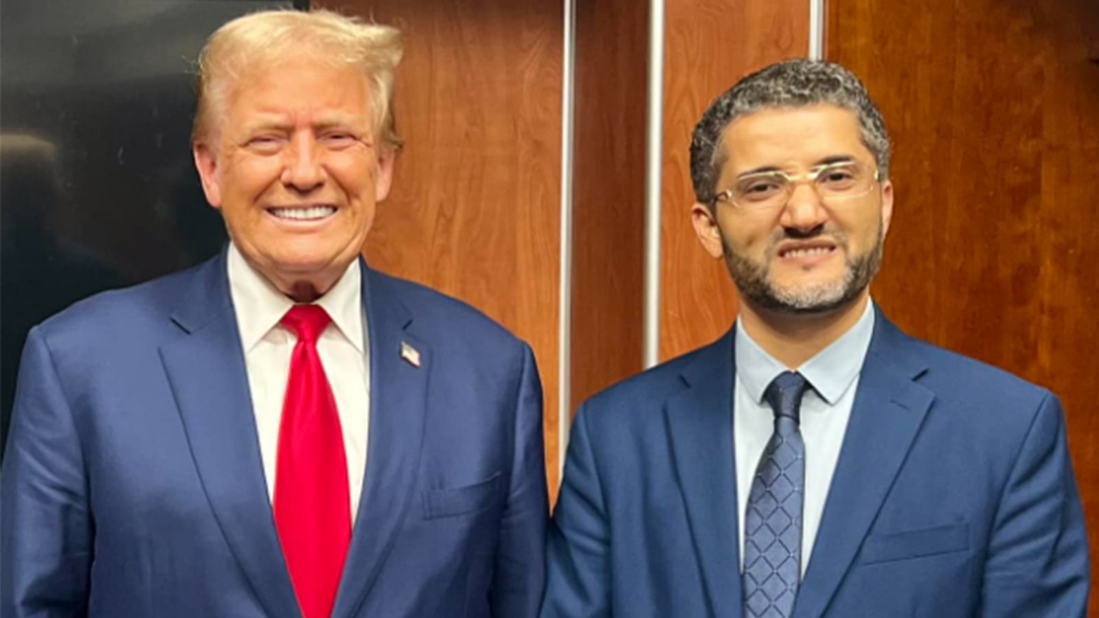 Donald Trump and Amer Ghalib