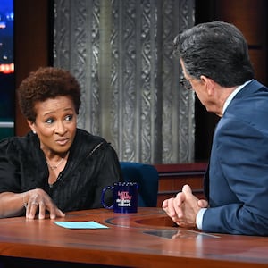 Stephen Colbert and guest  Wanda Sykes