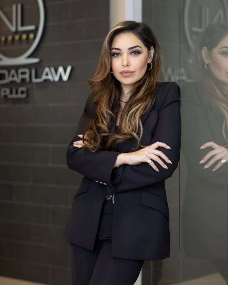 Mora Namdar at the attorney's office she owns.