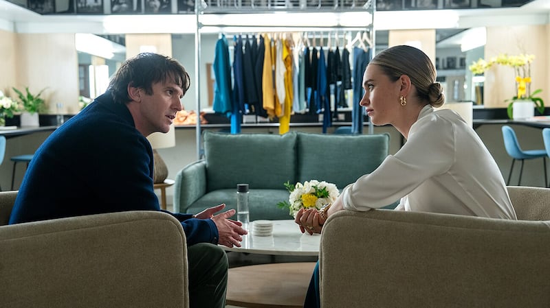 Dan Stevens and Lily James in Swiped.