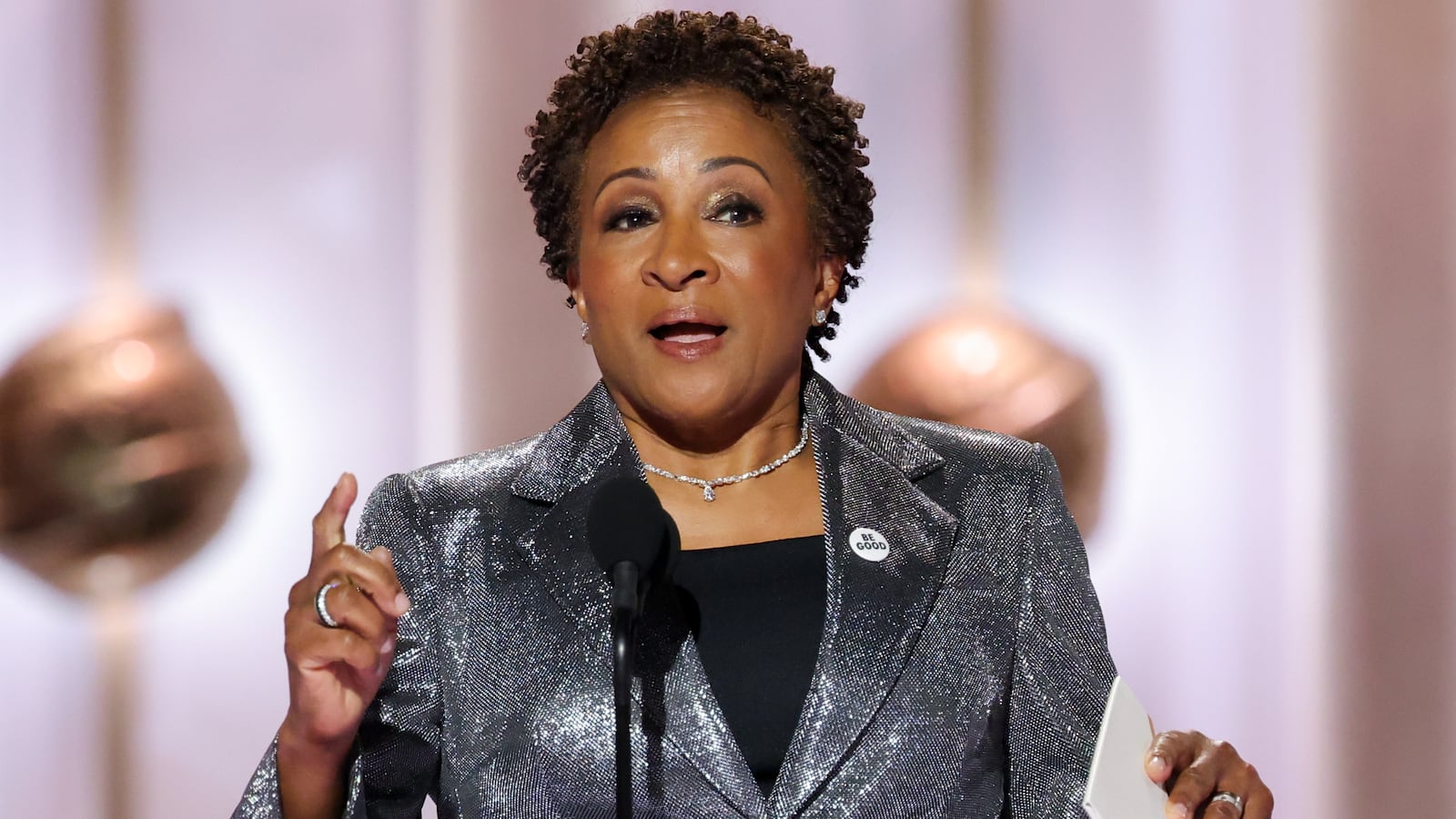 Wanda Sykes at the 83rd Annual Golden Globes held at The Beverly Hilton on January 11, 2026 in Beverly Hills, California.