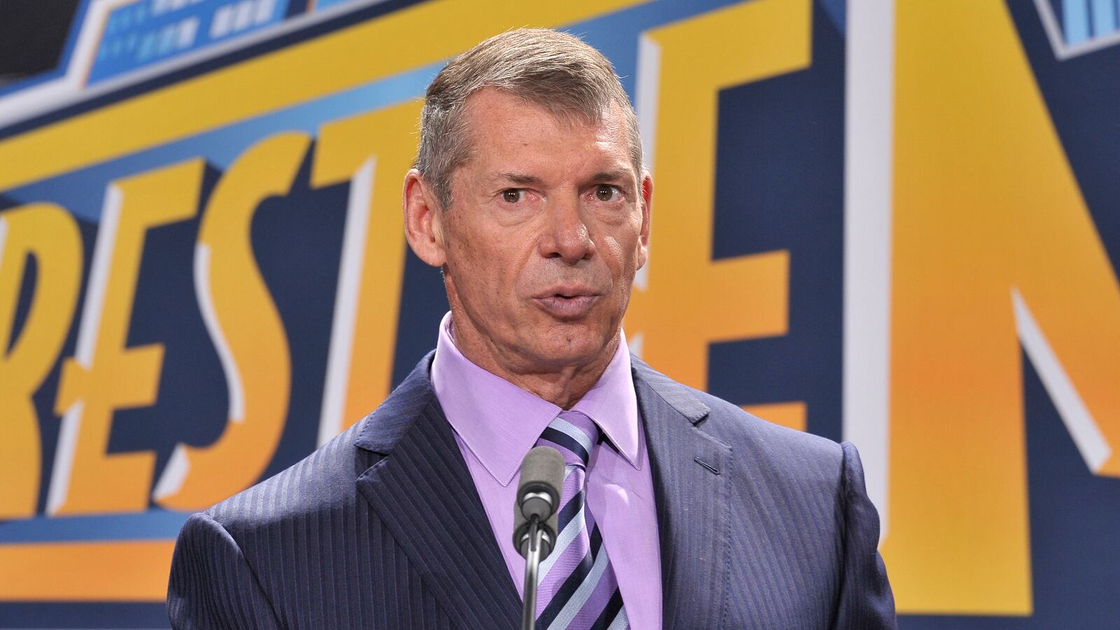 A photo of Vince McMahon.
