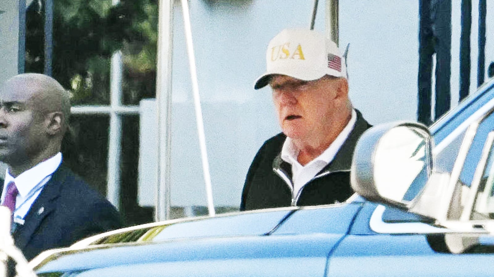 US President Donald Trump exits the White House and walks to his motorcade, en route to the Trump National Golf Club on September 1, 2025, in Washington, DC. (Photo by ANDREW CABALLERO-REYNOLDS / AFP) (Photo by ANDREW CABALLERO-REYNOLDS/AFP via Getty Images)