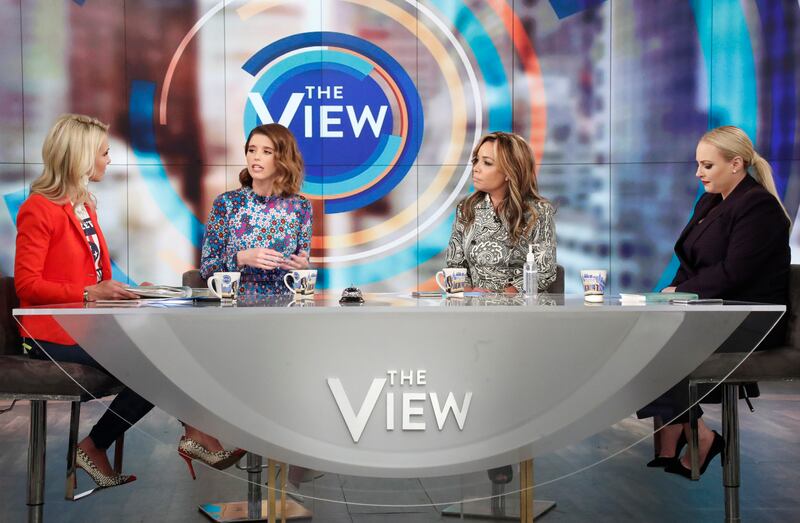 The View’s co-hosts in 2020, including Meghan McCain.