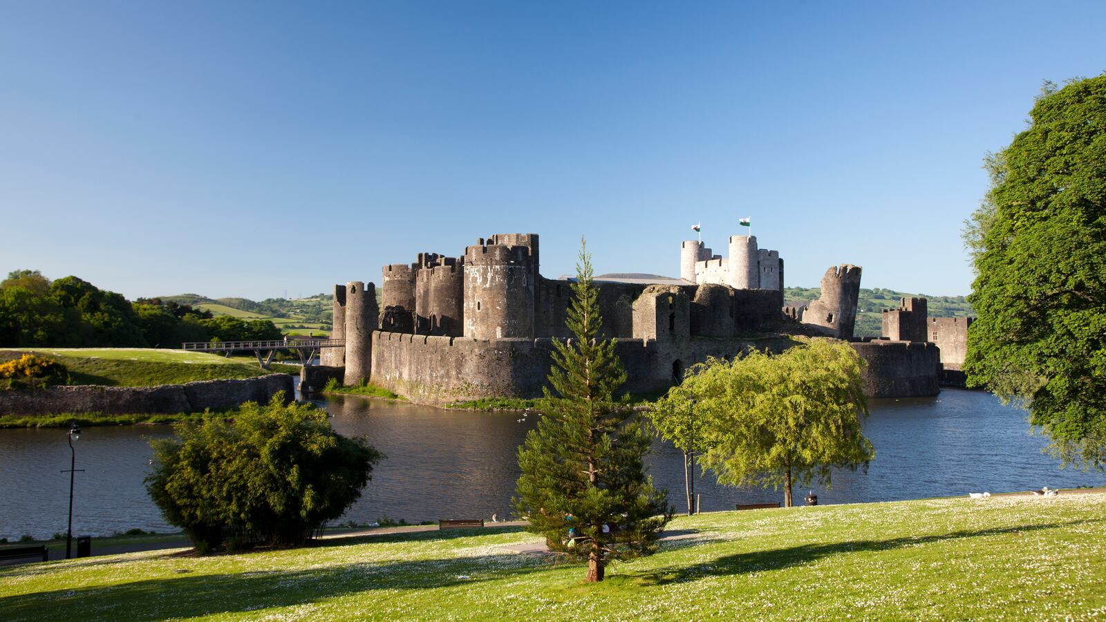 An 82-year-old man died at Caerphilly Castle in Wales, which was the site of several 'Doctor Who' episodes.