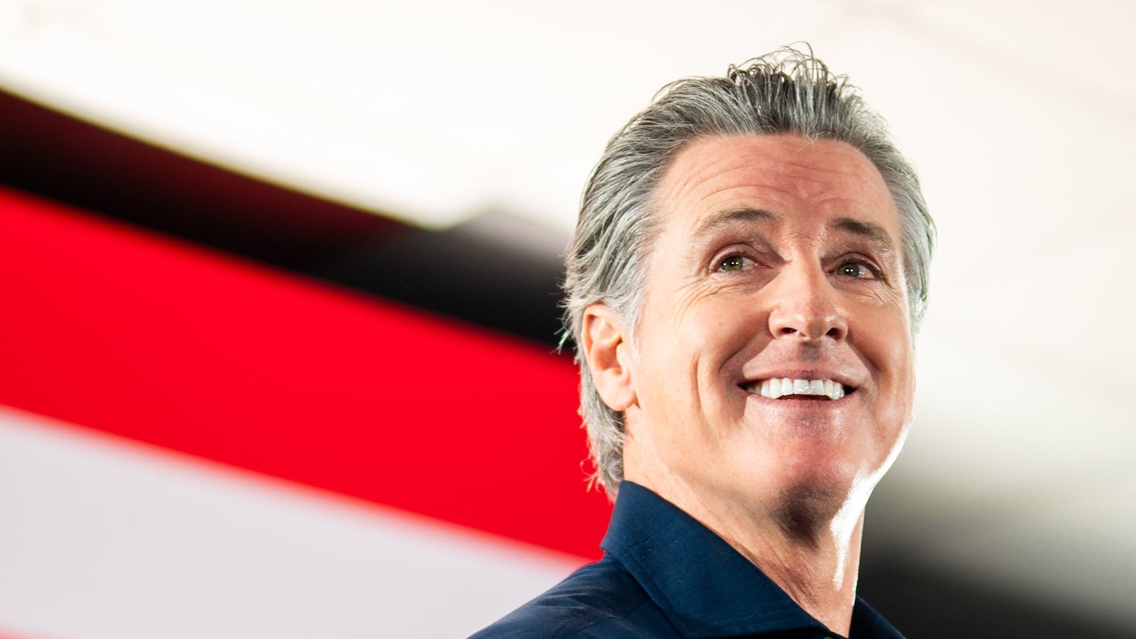 Gavin Newsom in Houston, Texas