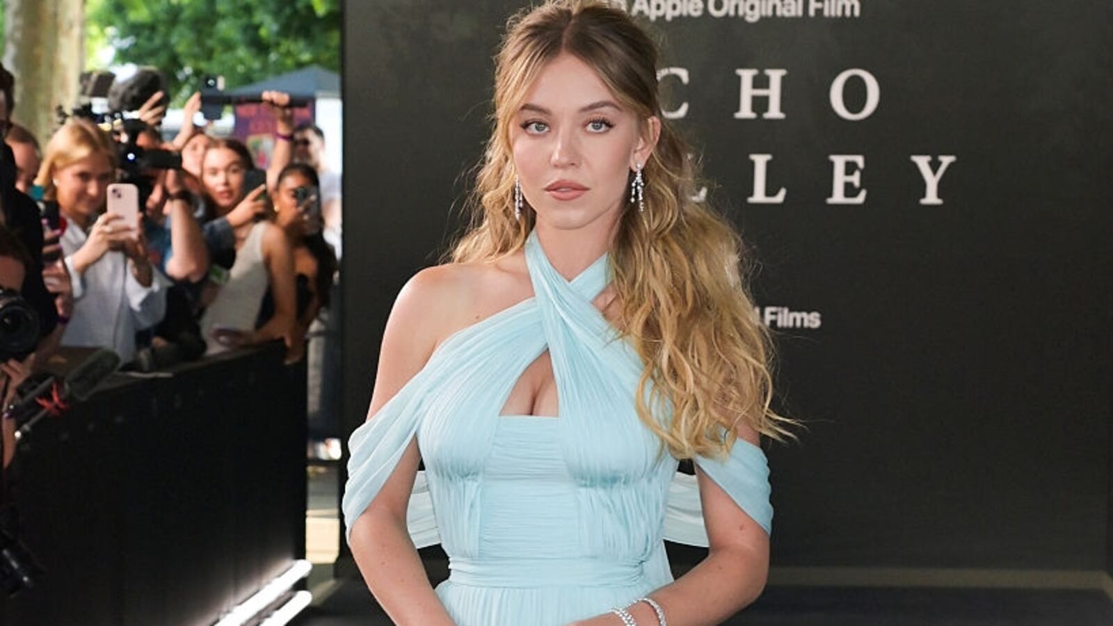 Sydney Sweeney attends the European Premiere of "Echo Valley" at BFI Southbank on June 10, 2025 in London, England. "Echo Valley" will premiere globally on Apple TV+ on Friday, June 13, 2025. (Photo by Dave Benett/Getty Images for Apple TV+)