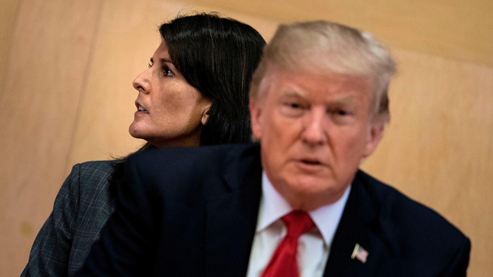 Nikki Haley condemns Trump's call with Putin Wednesday.
