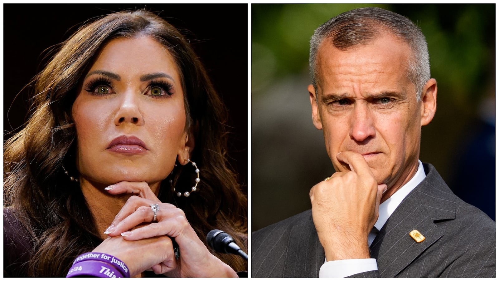 Kristi Noem and Corey Lewandowski