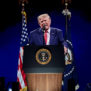 U.S. President Donald Trump speaks at a Fourth of July rally, marking the 250th anniversary of U.S. independence, on the National Mall in Washington, D.C., U.S., July 4, 2026.  REUTERS/Jonathan Ernst