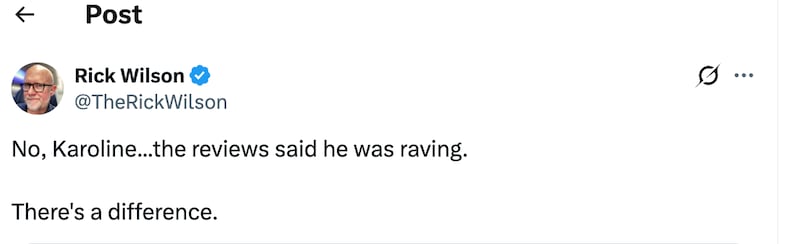 Leavitt was slammed for defending Trump's rambling speech at Davos.