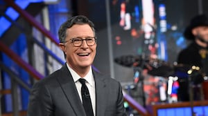The Late Show with Stephen Colbert during Monday's July 21, 2025 show.