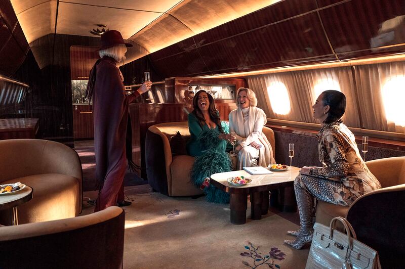 Niecy Nash, Glenn Close, and Kim Kardashian in ALl's Fair.