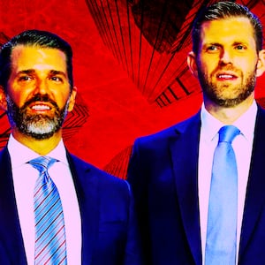 Donald Trump Jr., Eric Trump photo illustration