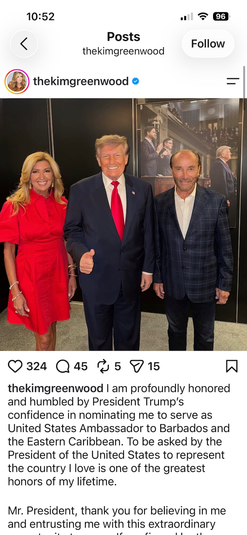 Kimberly Greenwood/Instagram