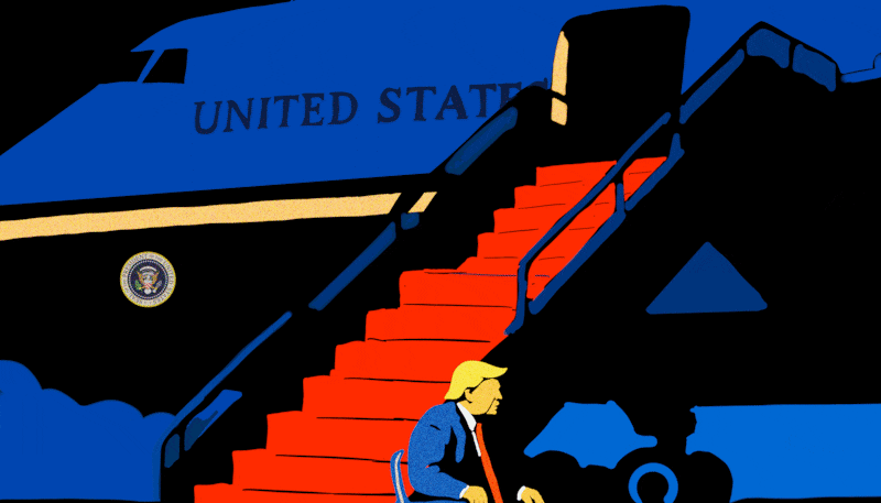 Donald Trump, animated gif illustration