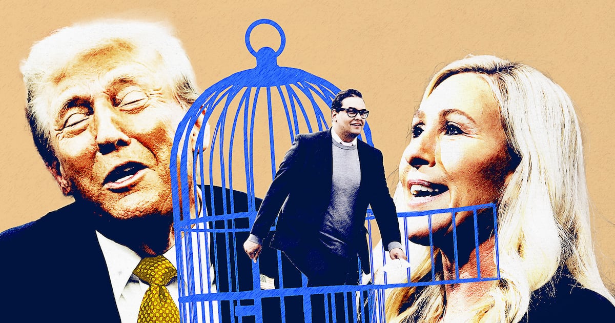 Trump Scores Points With MTG by Pardoning Bestie George Santos