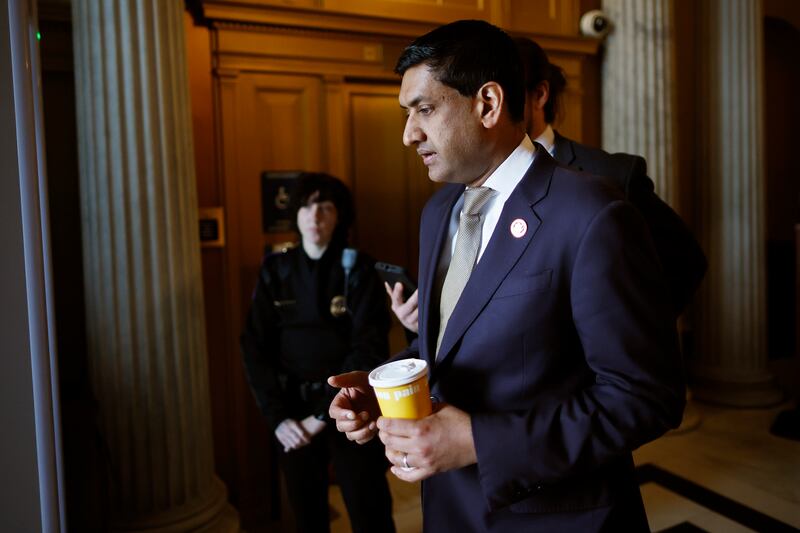 Rep. Massie teamed up with Democratic Rep. Ro Khanna (pictured) in a bipartisan effort to force a vote for the Justice Department to release the Epstein files.
