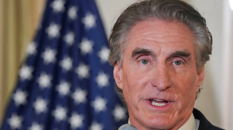 Secretary of Interior Doug Burgum made the announcement of the gold's shipment to the U.S. Eugene Hoshiko/Pool via REUTERS.