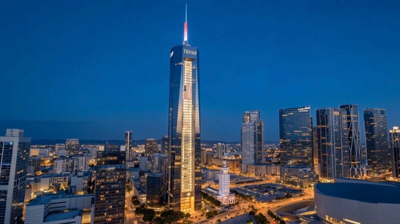 Eric Trump's images of the Donald J. Trump Presidential Library in Miami.