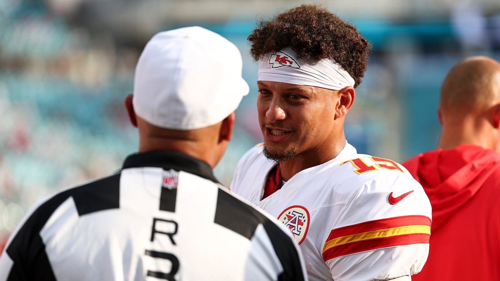 Scott Edwards and Patrick Mahomes.