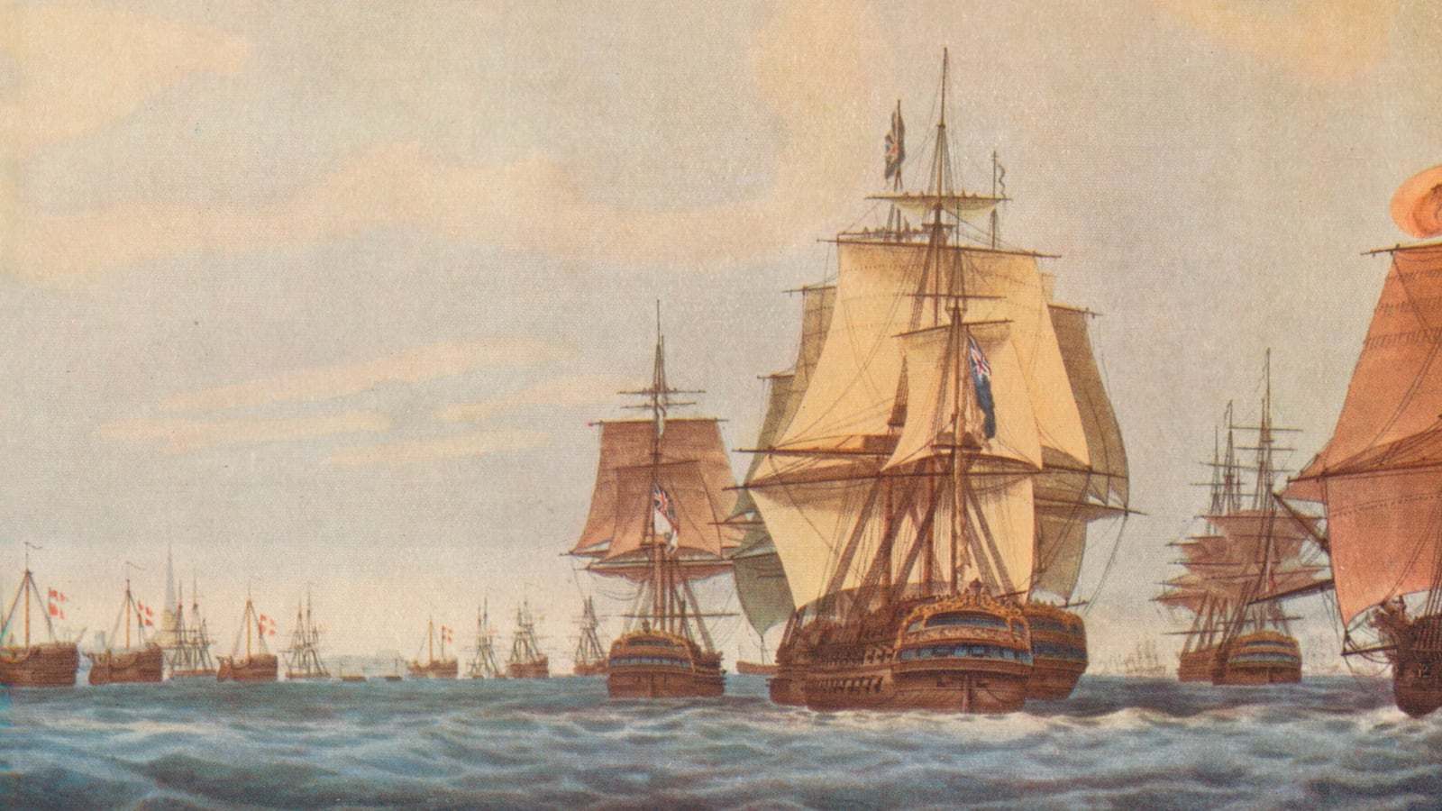The Battle of Copenhagen in 1801.