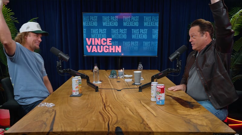 Vince Vaughn and Theo Von on "This Past Weekend"