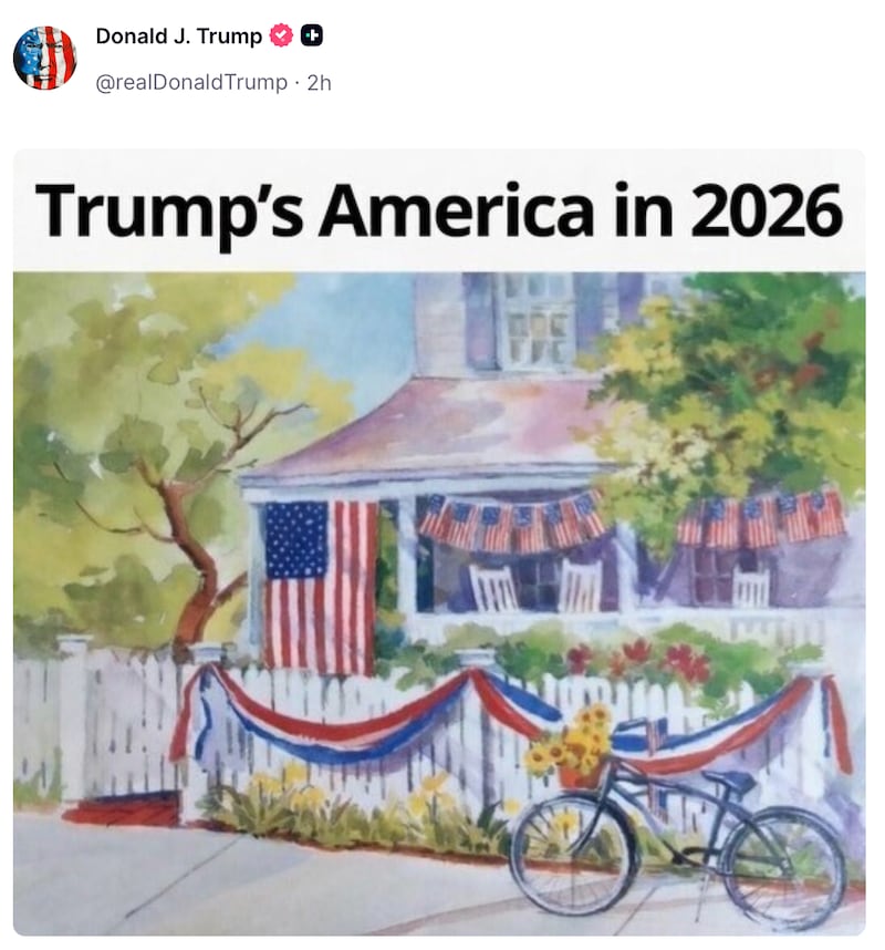 One of Donald Trump's Memorial Day posts.