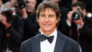 Tom Cruise attends the screening of "Top Gun: Maverick" during the 75th annual Cannes Film Festival at Palais des Festivals on May 18, 2022, in Cannes, France.
