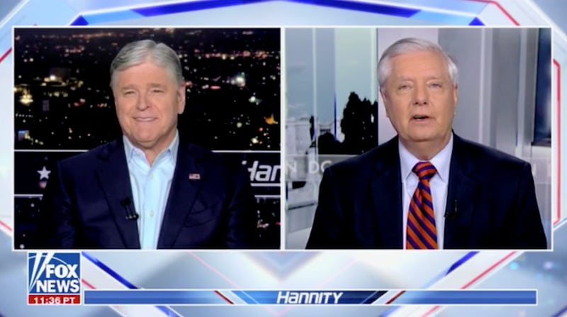 Kelly took issue with Hannity letting Graham speak at length with "zero pushback" during his Tuesday night appearance.