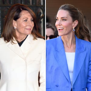 Carole and Kate Middleton