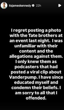 ‘Vanderpump Rules’ Star Apologizes After Posing With Controversial Tate