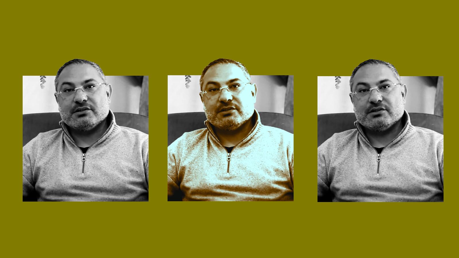 A series of three side-by-side photos of Dr. Ron Gad, a Beverly Hills psychologist accused of trying to meet a 13-year-old girl for sex.