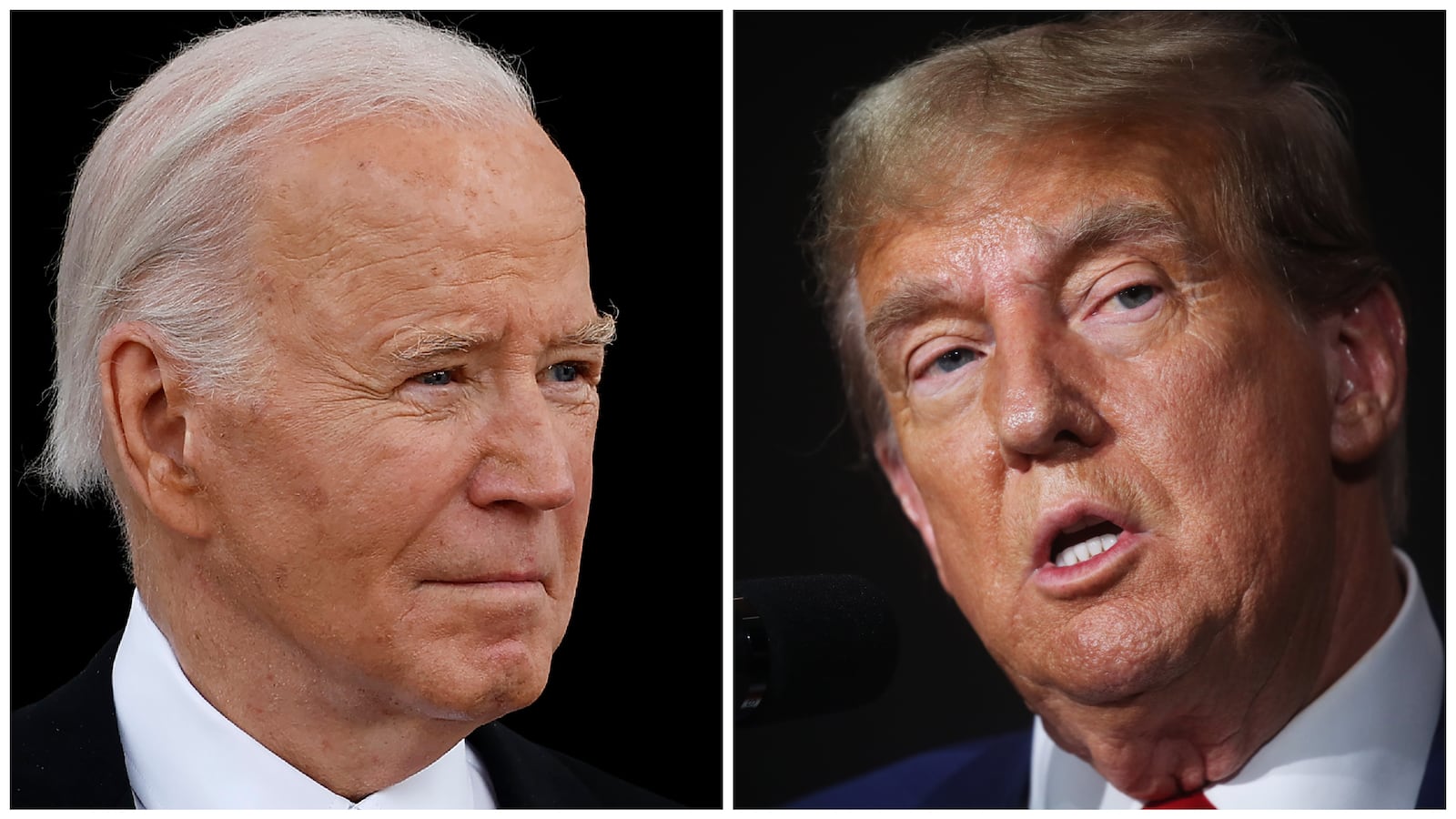 President Joe Biden and Donald Trump