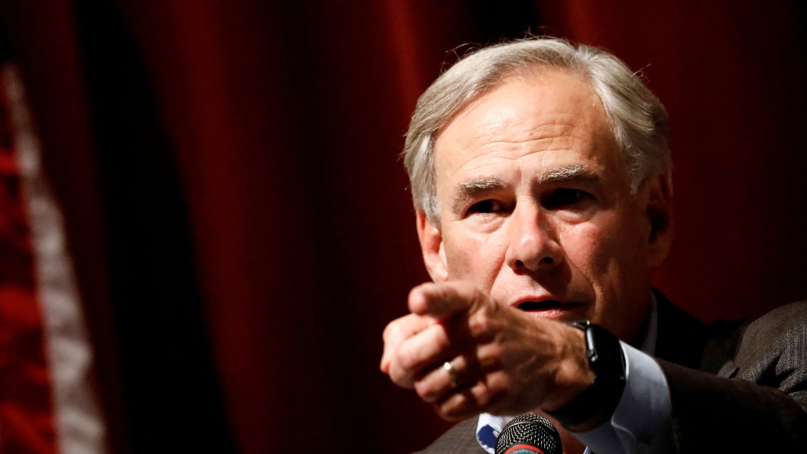 Texas Governor Greg Abbott.