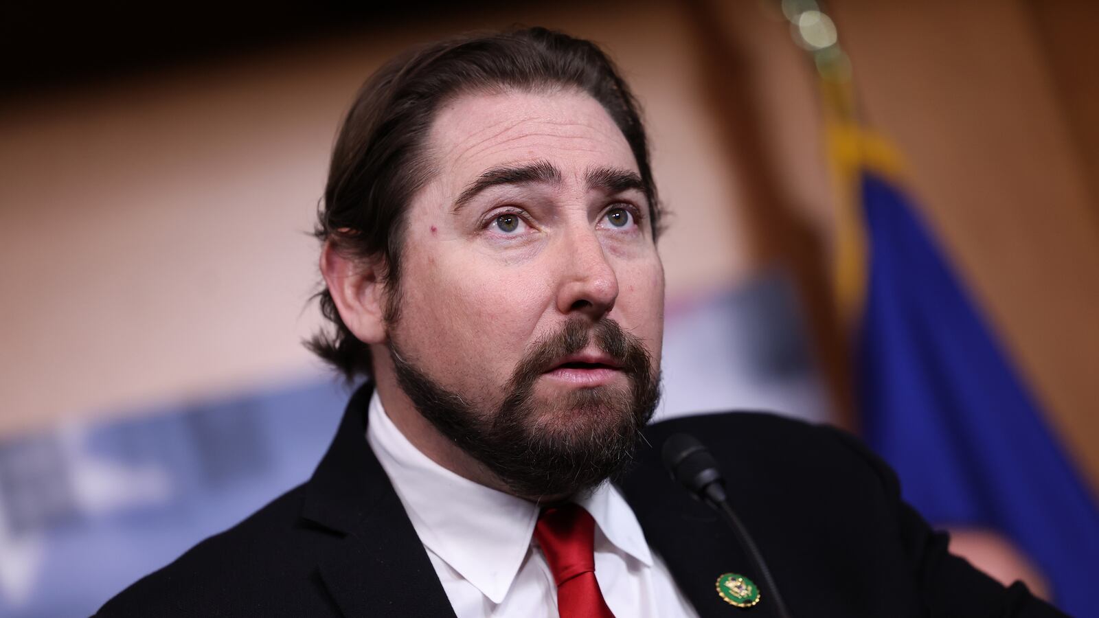 A picture of U.S. Rep. Eli Crane (R-AZ), who has apologized and claimed he “misspoke” after using the term “colored people” on the House Floor on Thursday during a debate on his proposed amendment to the national defense bill.