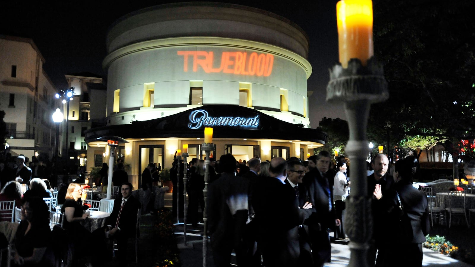 A promotion for the HBO series “True Blood.”