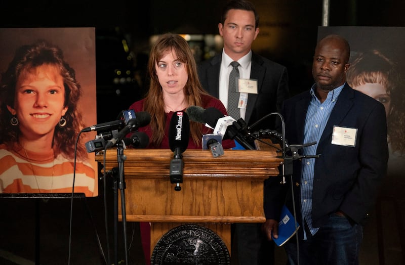 Witness Catherine Sweeney with WPLN recounts the planned execution of Christa Pike at Riverbend Maximum Security Institution in Nashville, Tennessee, on September 30.