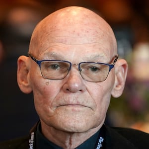 Carville doesn't think Trump will finish his term. .Photo by David Dee Delgado/Getty Images for The New York Times.