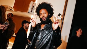 Jeremy O. Harris at Rimowa SoHo Store Party at 148 Mercer Street