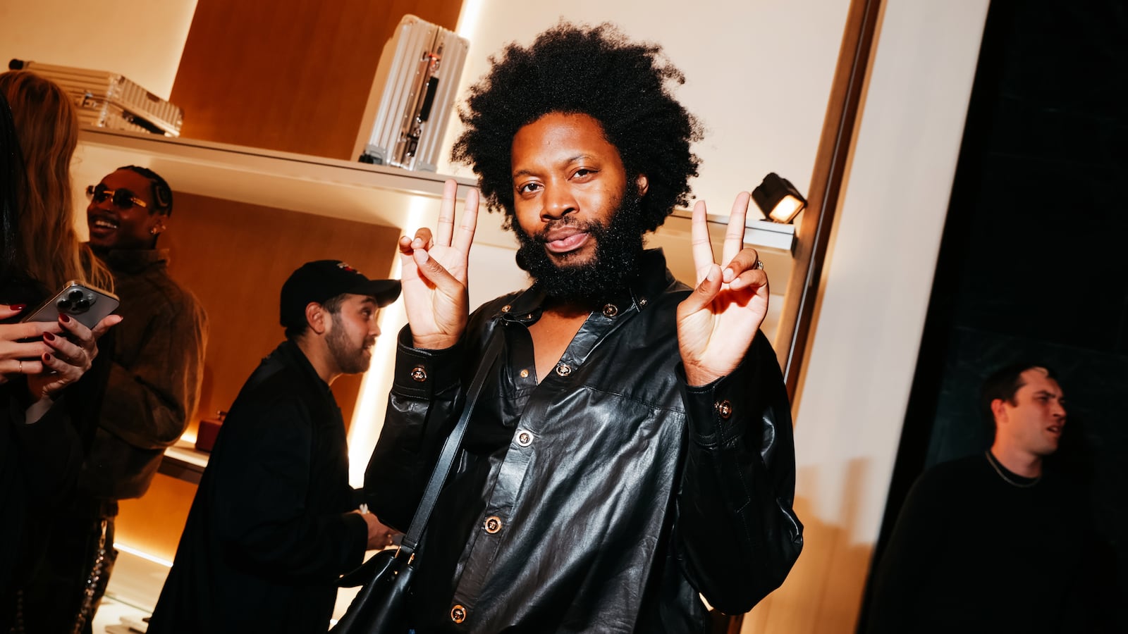 Jeremy O. Harris at Rimowa SoHo Store Party at 148 Mercer Street