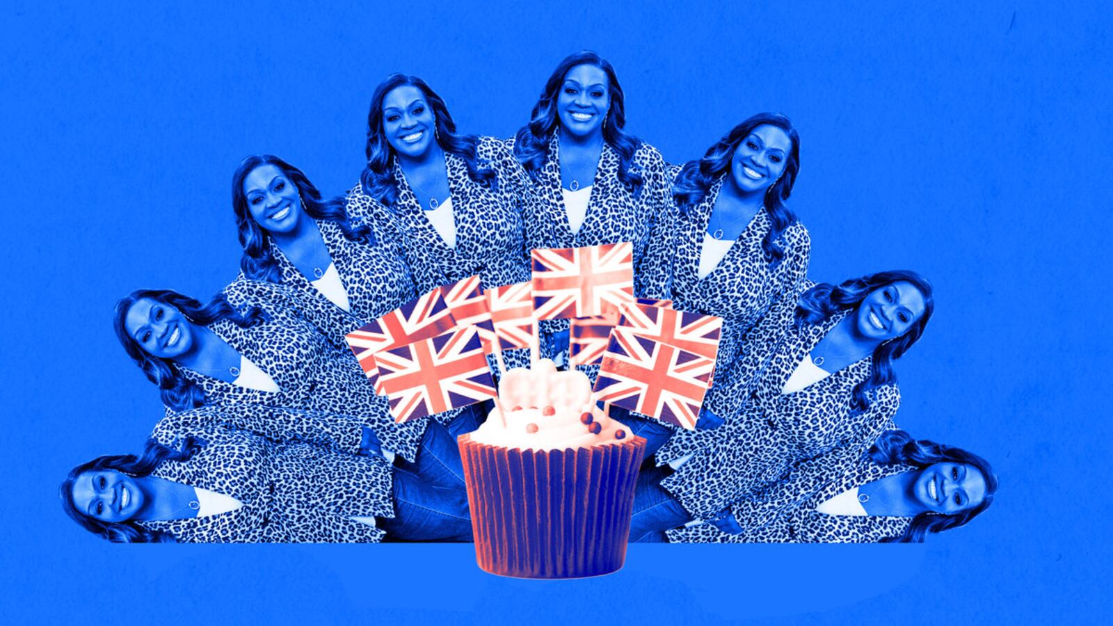 Illustration of GBBS host Allison Hammond