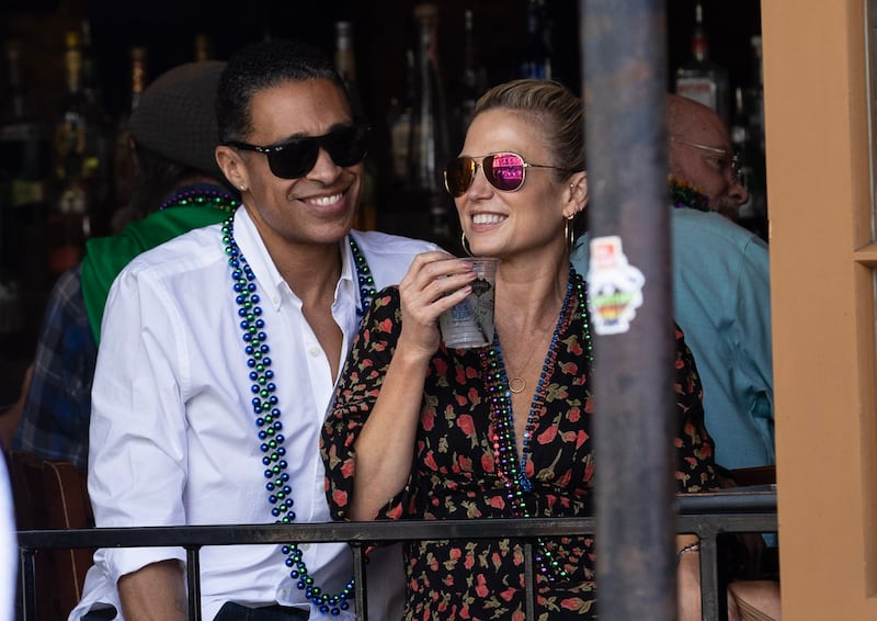 T.J. Holmes and Amy Robach