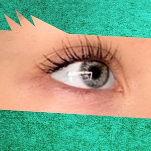 Roosa Rahkonen's eyelashes.