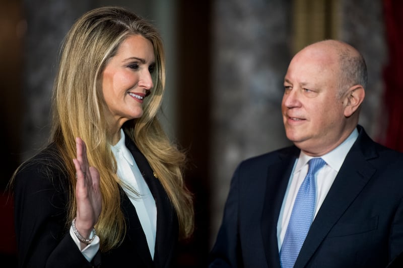 Kelly Loeffler and Jeffrey Sprecher.